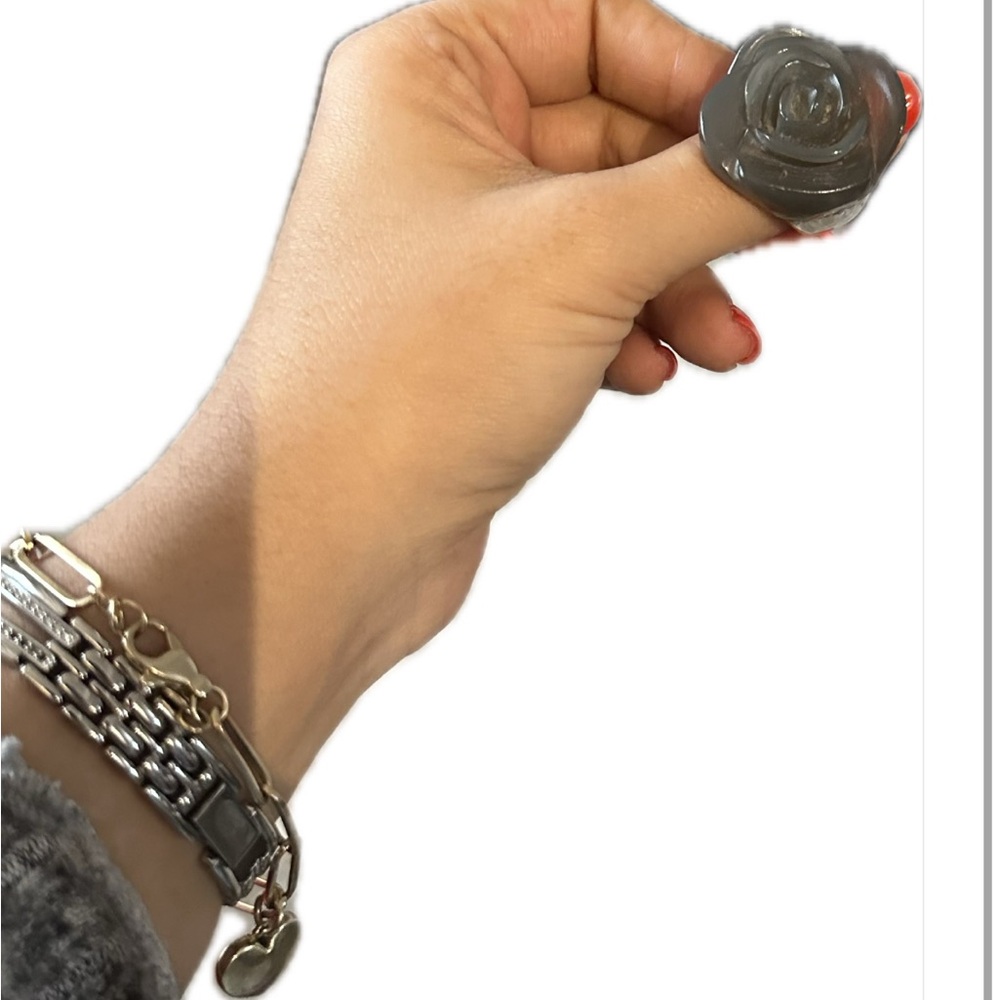RR flower silver ring - Picture 4 of 12
